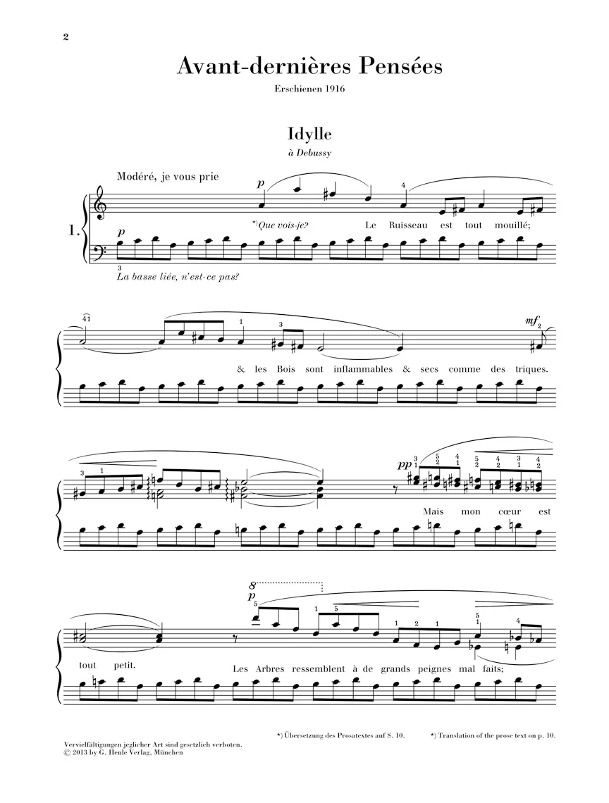 Satie: Avant-dernières Pensées - Image 2