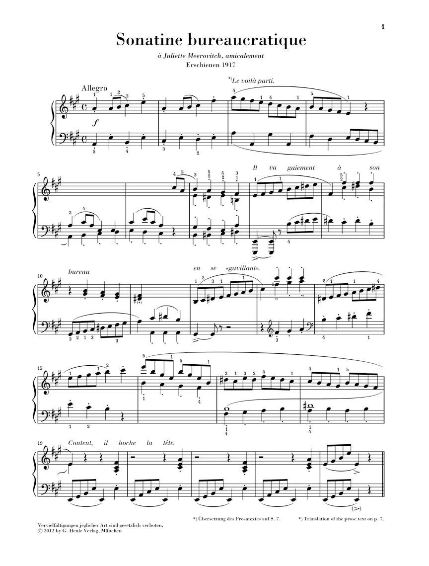 Satie: Sonatine bureaucratique - Image 2