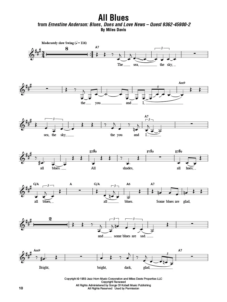 Scat Omnibook - for Vocalists and B-Flat Instruments - Image 4