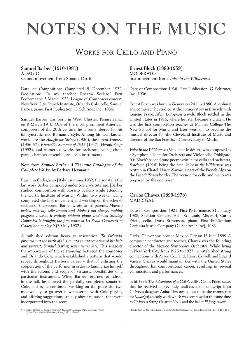 G. Schirmer Cello Anthology - Image 3