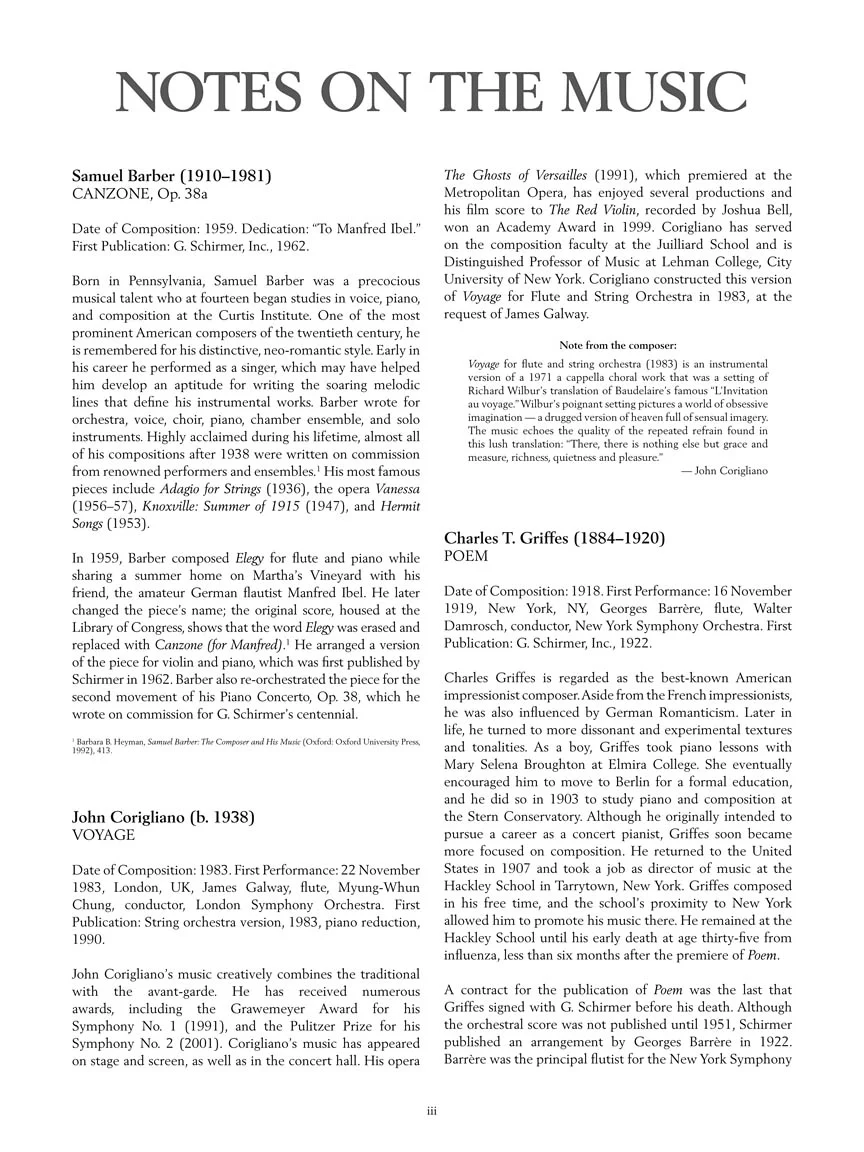 G. Schirmer Flute Anthology - Flute and Piano - Image 4