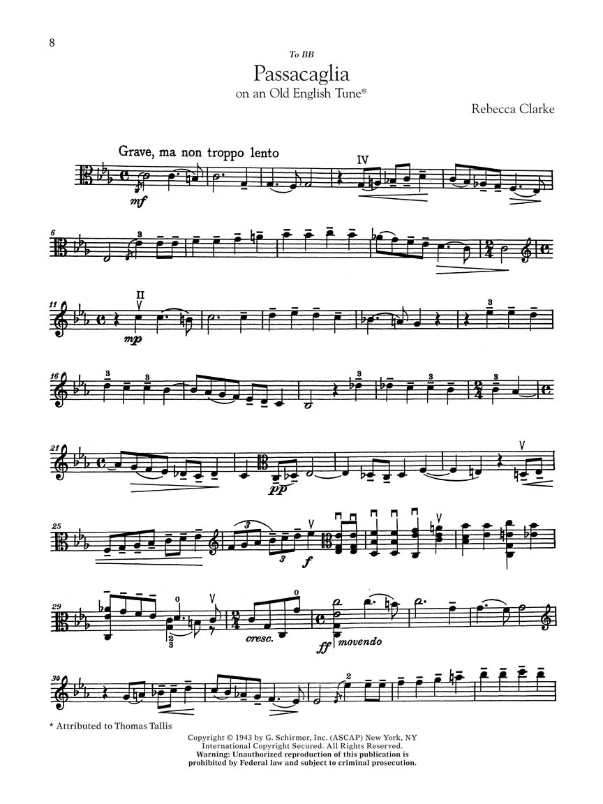 G. Schirmer Viola Anthology - Viola and Piano - Image 4