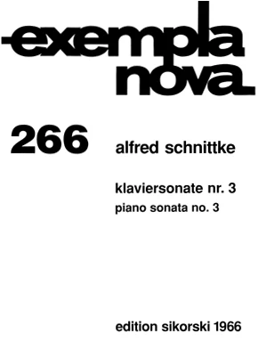 Schnittke Klaviersonate No. 3 Piano Solo