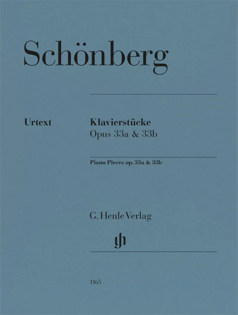 Schönberg: Piano Pieces, Op. 33a & 33b