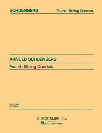 Schoenberg String Quartet No. 4 (Score)