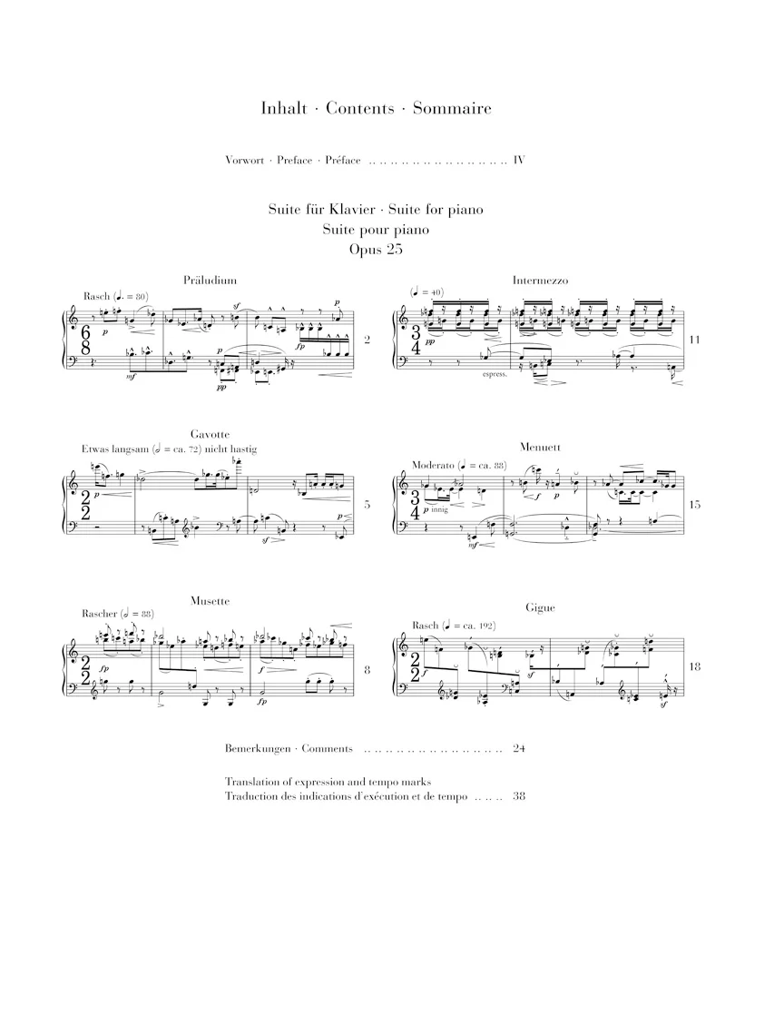 Schönberg: Suite, Op. 25 - Image 2