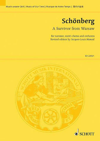 Survivor from Warsaw, A - for Narrator, Men's Chorus, and Orchestra - Study Score Eng/Heb