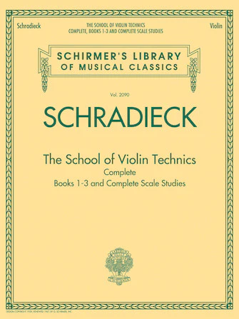 Schradieck School of Violin Technics Complete