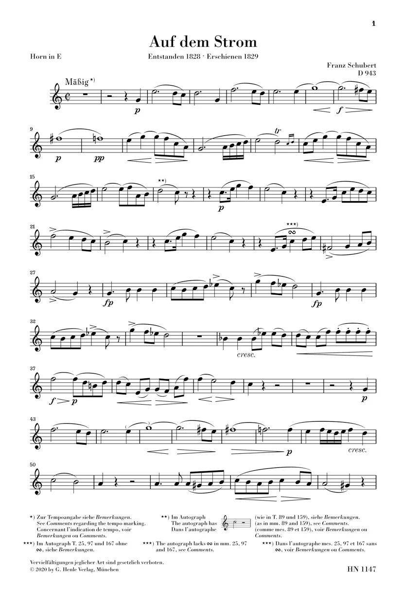 Schubert: On the River D 943 (Score and Parts) - Image 5