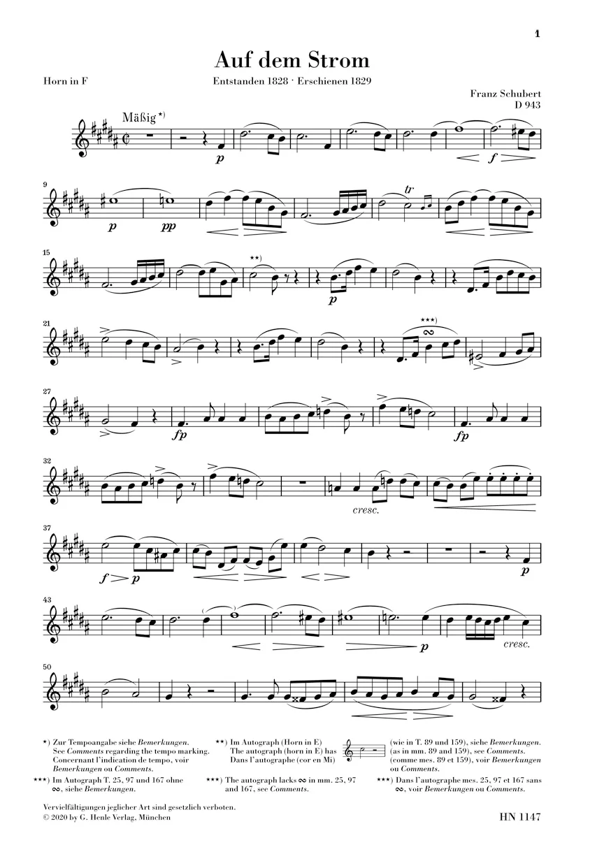 Schubert: On the River D 943 (Score and Parts) - Image 6
