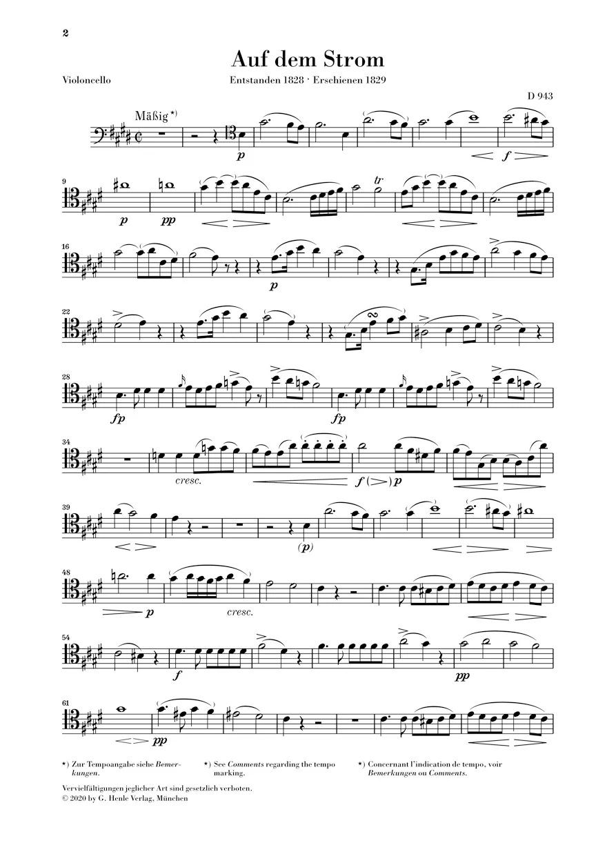 Schubert: On the River D 943 (Score and Parts) - Image 7