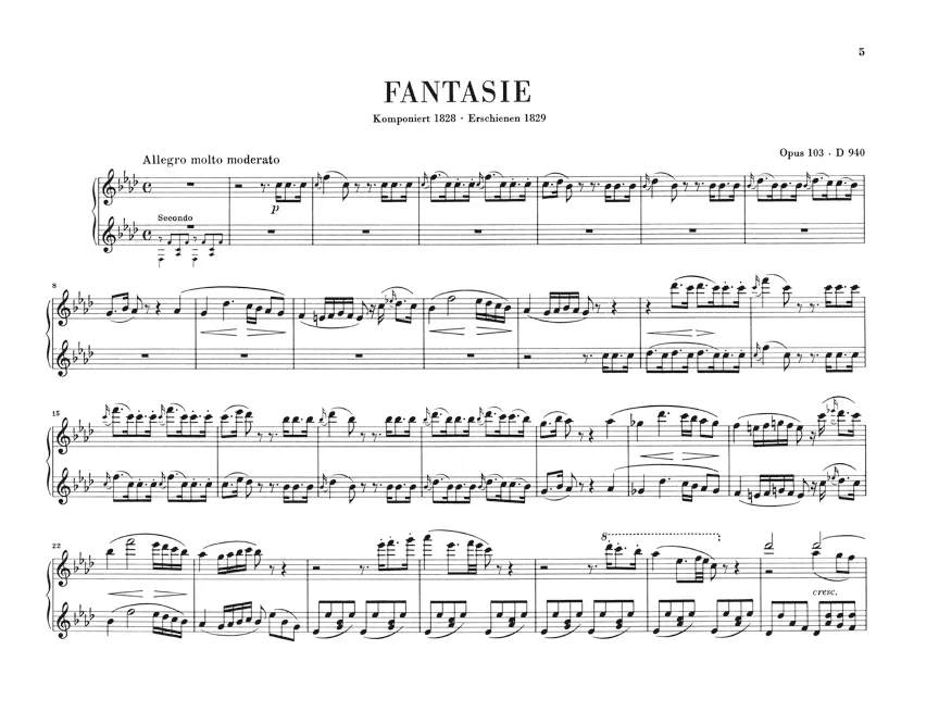 Schubert: Fantasy in f minor, Op. 103 D 940 - Image 3