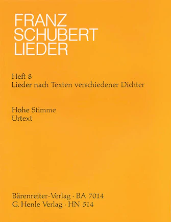 Schubert: Songs with Lyrics by various Poets