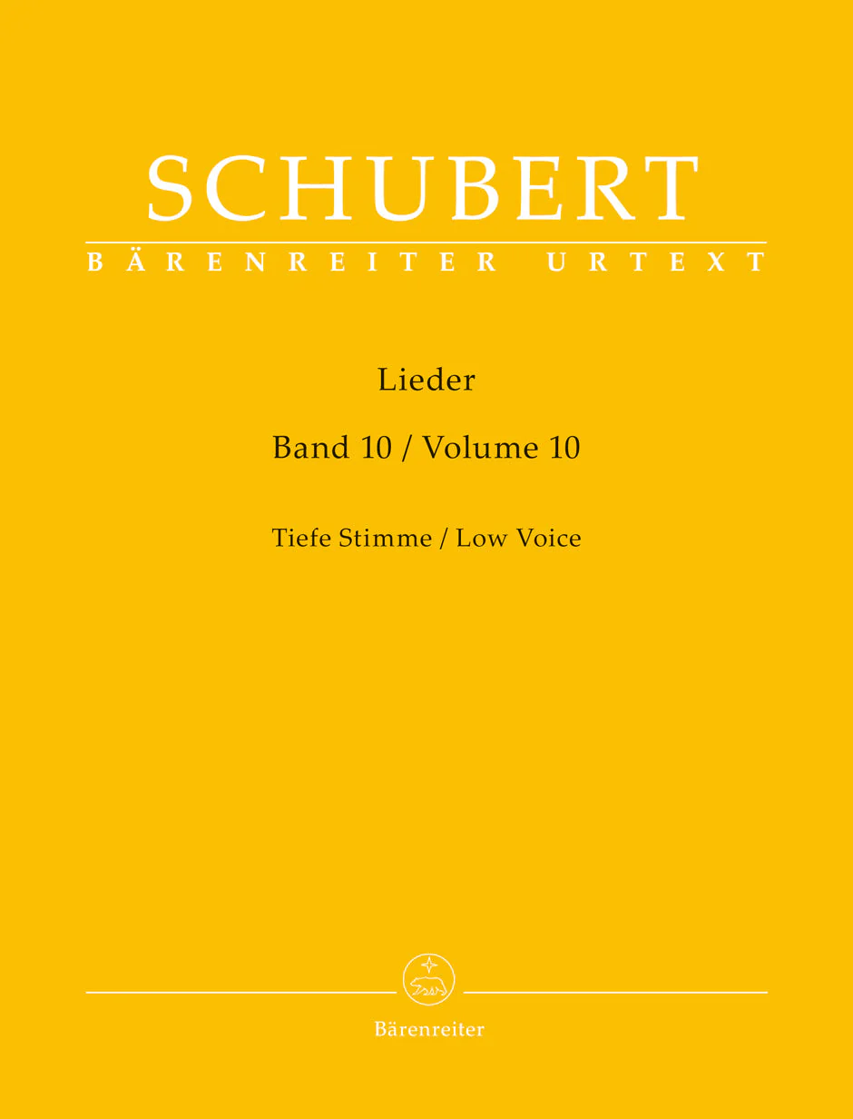 Schubert Lieder, Volume 10