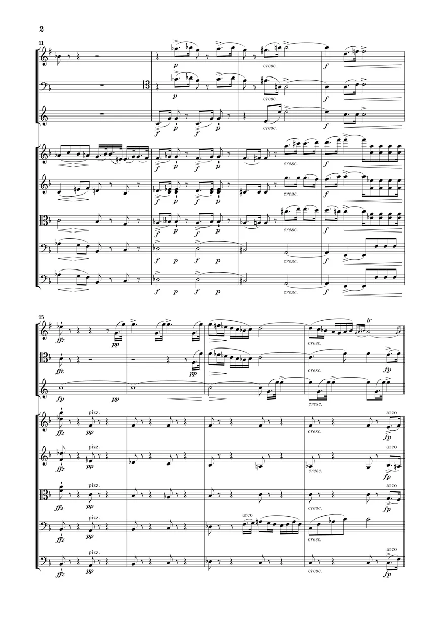 Schubert: Octet in F major D 803 (Study Score) - Image 3