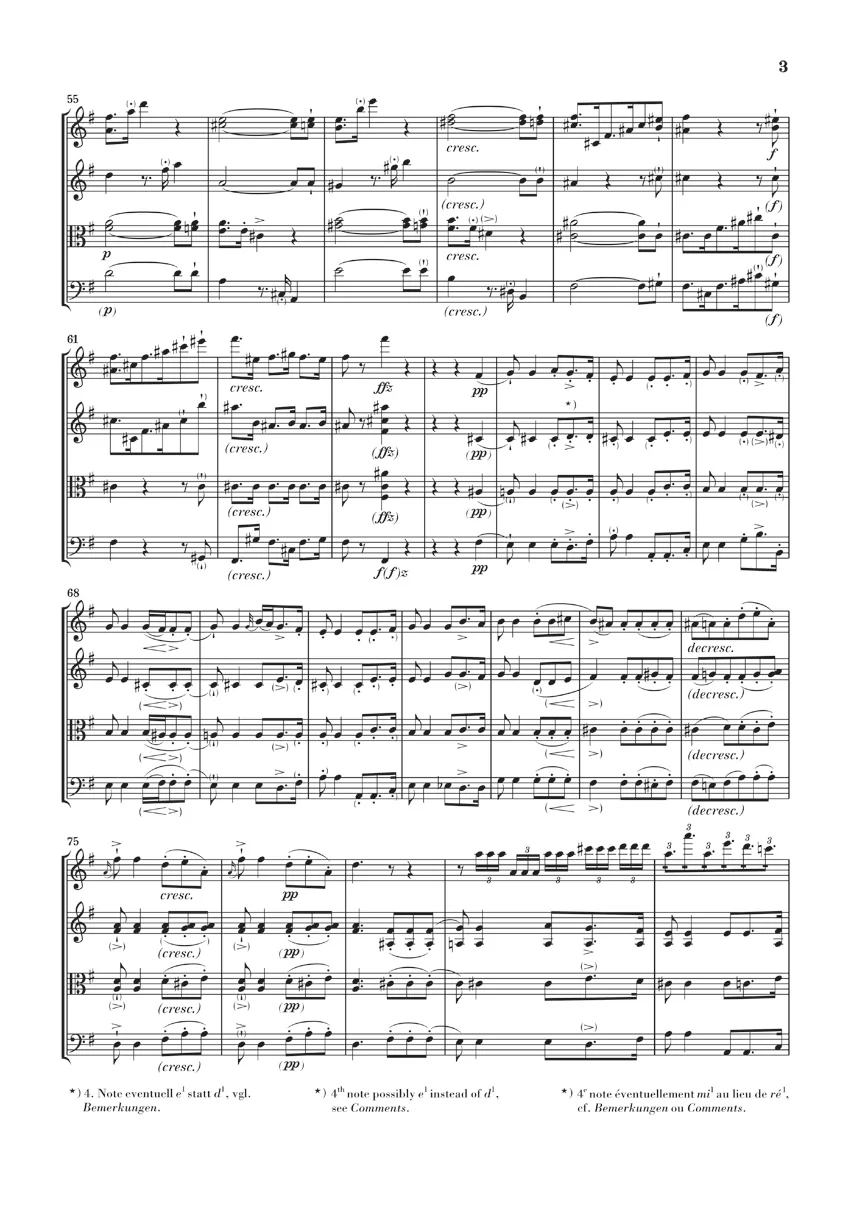 Schubert: String Quartet in G major, Op. post. 161 D 887 (Study Score) - Image 4