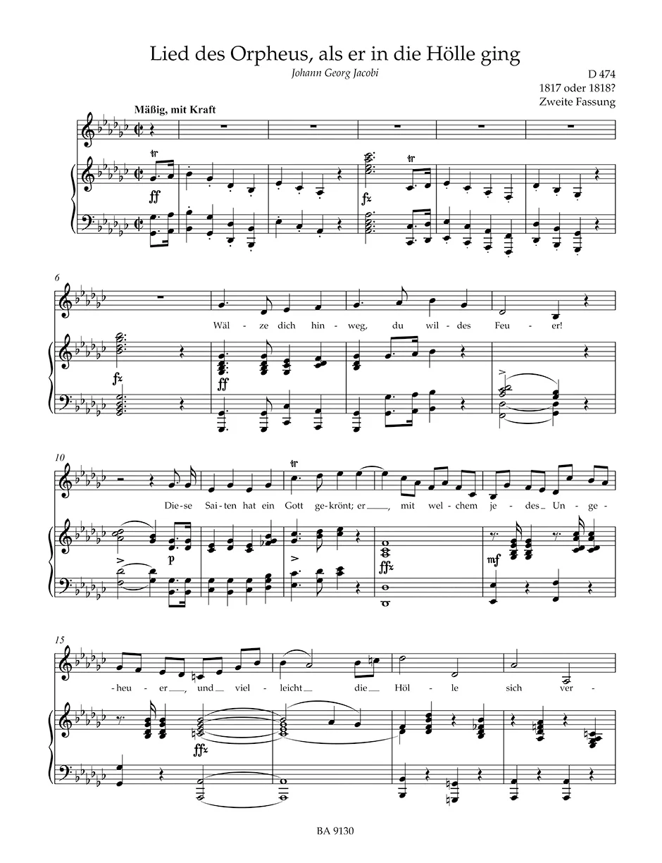 Schubet Lieder, Volume 10 for Medium Voice - Image 3