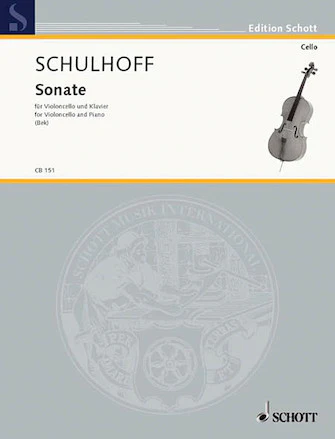 SCHULHOFF SONATA VCL PF