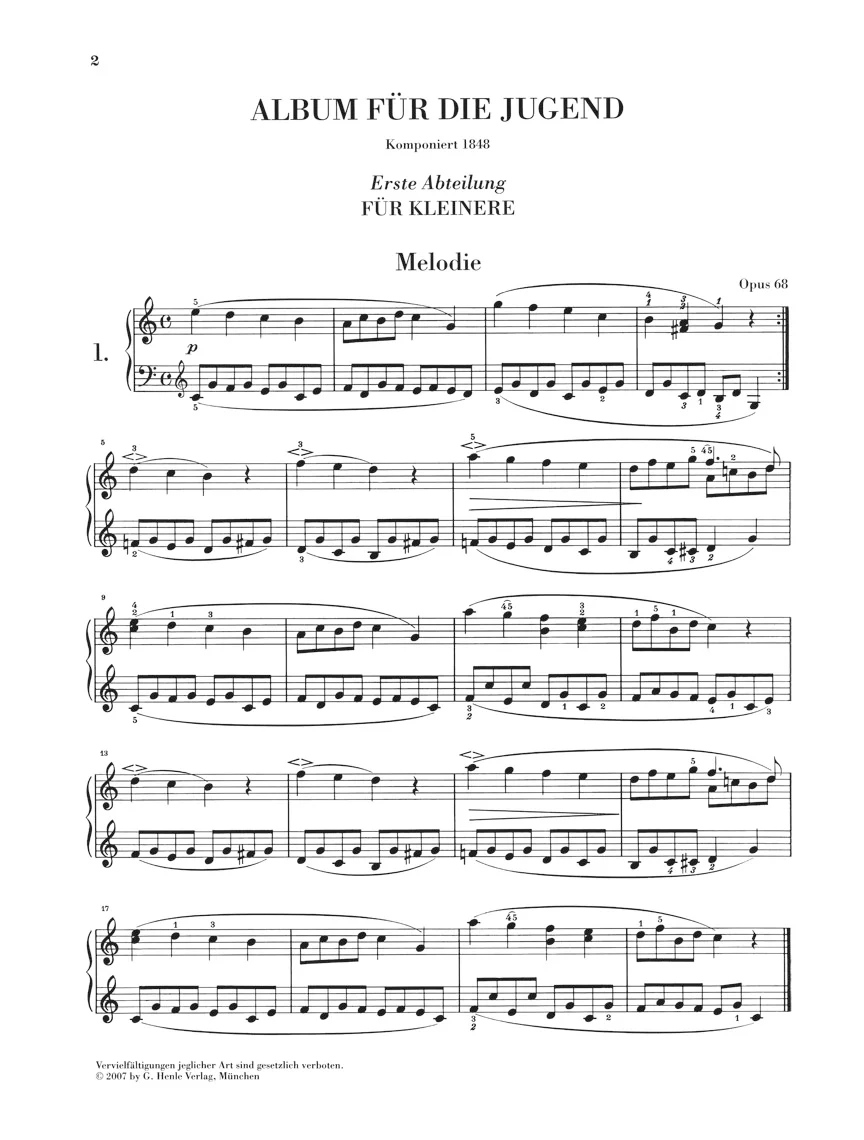 Schumann: Album for the Young, Op. 68 - Image 2