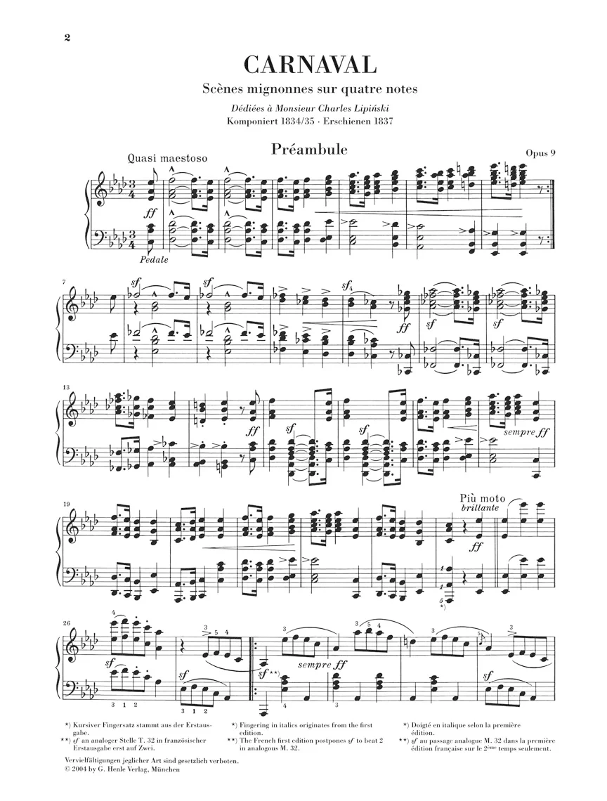 Schumann: Carnaval, Op. 9 - Image 2