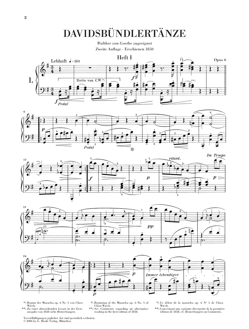 Schumann: Davidsbündlertänze, Op. 6 - Image 2