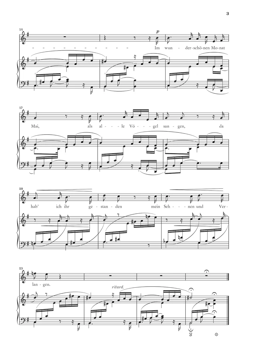 Schumann: Poet's Love, Op. 48 - Medium Voice - Image 4