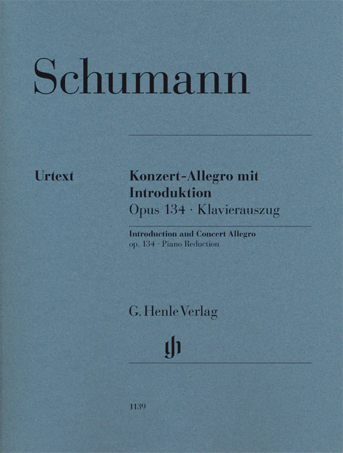 Schumann: Introduction and Concert Allegro, Op. 134 (Piano Reduction)