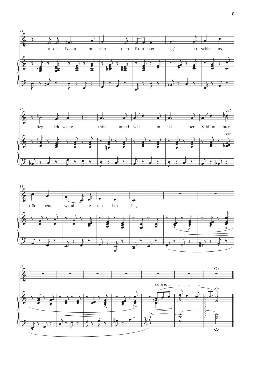 Schumann: Song Cycle, Op. 24 on Poems by Heine - Low Voice - Image 3