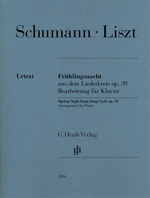 Liszt-Schumann: Spring Night from Song Cycle, Op. 39