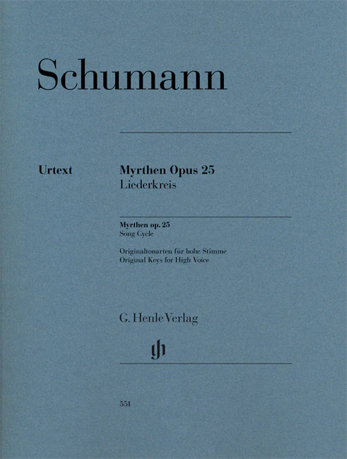 Schumann: Myrthen, Op. 25