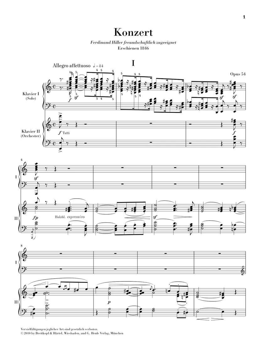 Schumann: Piano Concerto in a minor, Op. 54 - Image 2