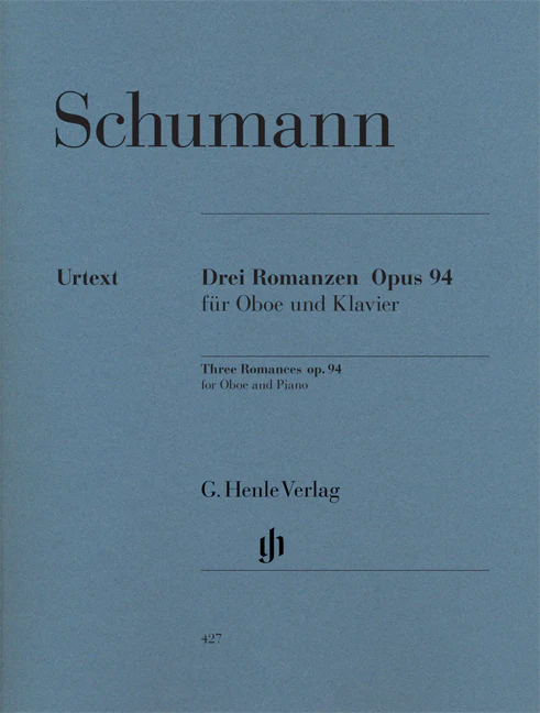 Schumann: Romances for Oboe (or Violin or Clarinet) and Piano, Op. 94