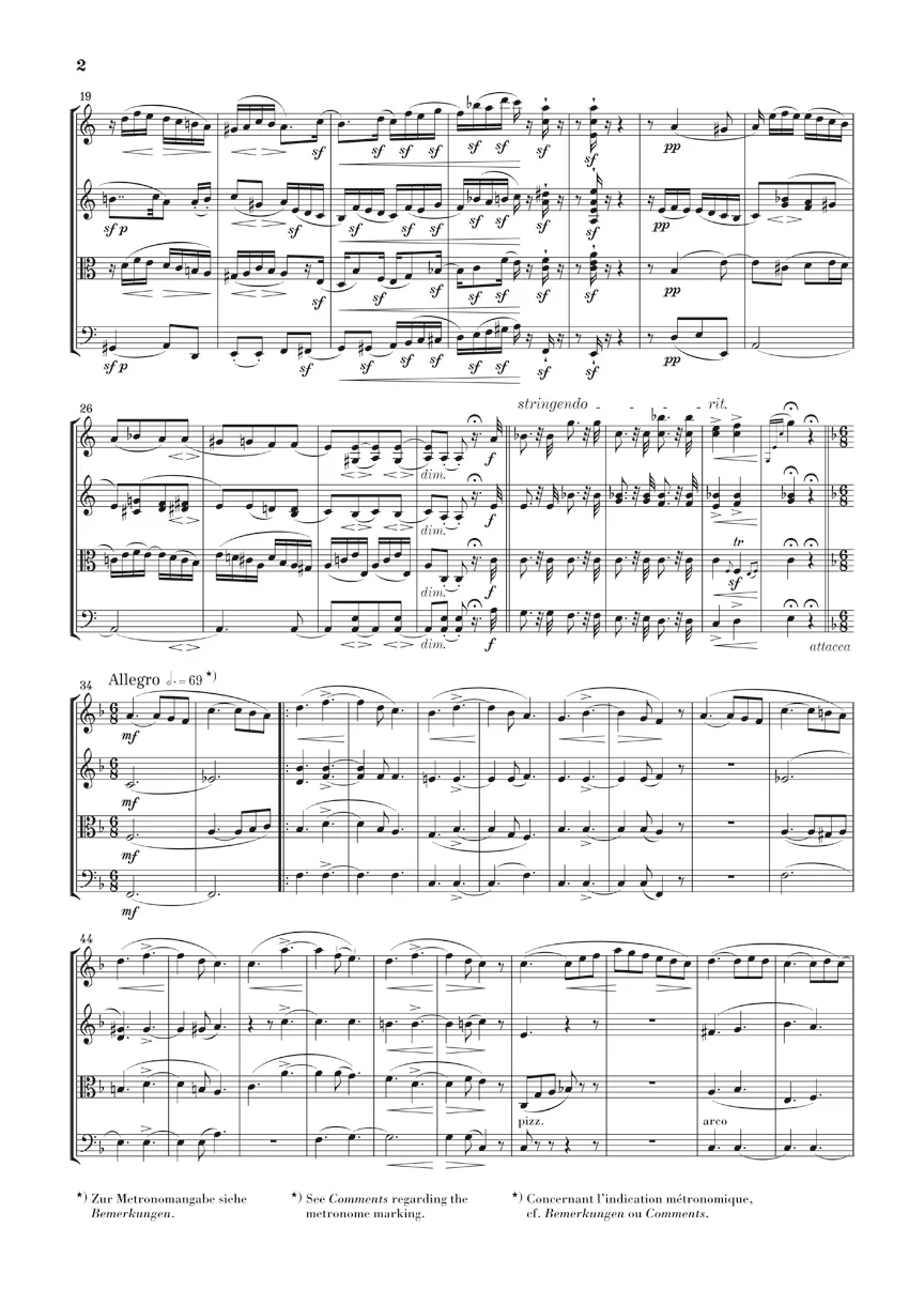 Schumann: String Quartets, Op. 41 1-3 (Study Score) - Image 3