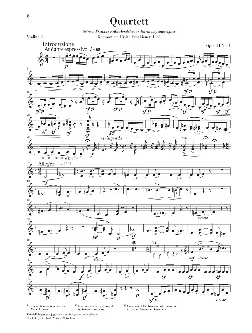 Schumann: String Quartets, Op. 41 - Image 3