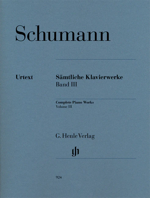 Schumann: Complete Piano Works, Volume III