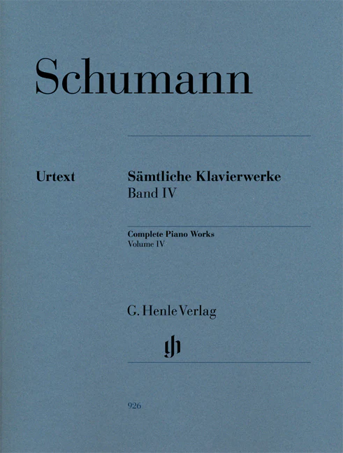 Schumann: Complete Piano Works, Volume IV