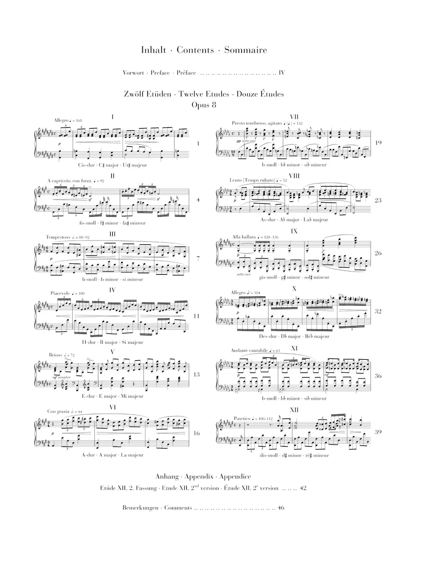 Skrjabin: Twelve Etudes, Op. 8 - Image 2