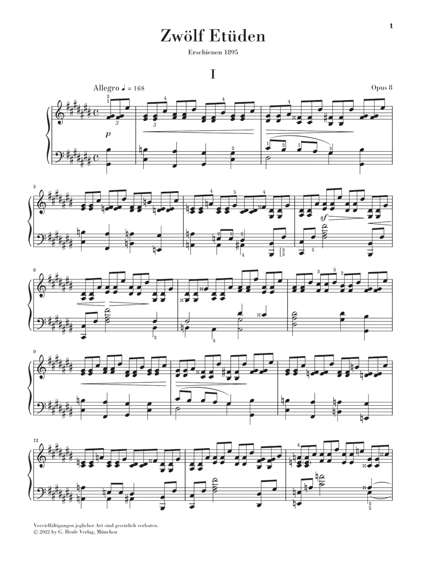 Skrjabin: Twelve Etudes, Op. 8 - Image 3