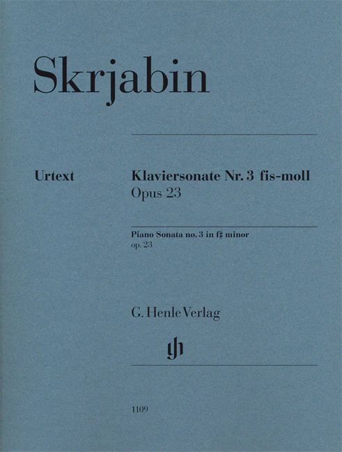 Scriabin: Piano Sonata No. 3 in f sharp minor, Op. 23