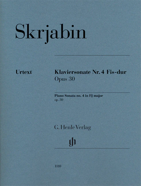Scriabin: Piano Sonata No.4 in F sharp major, Op.30