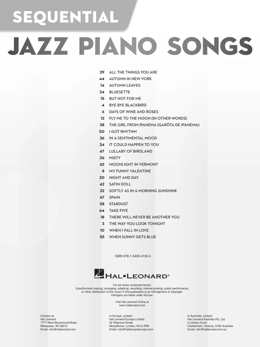 Sequential Jazz Piano Songs - Image 2