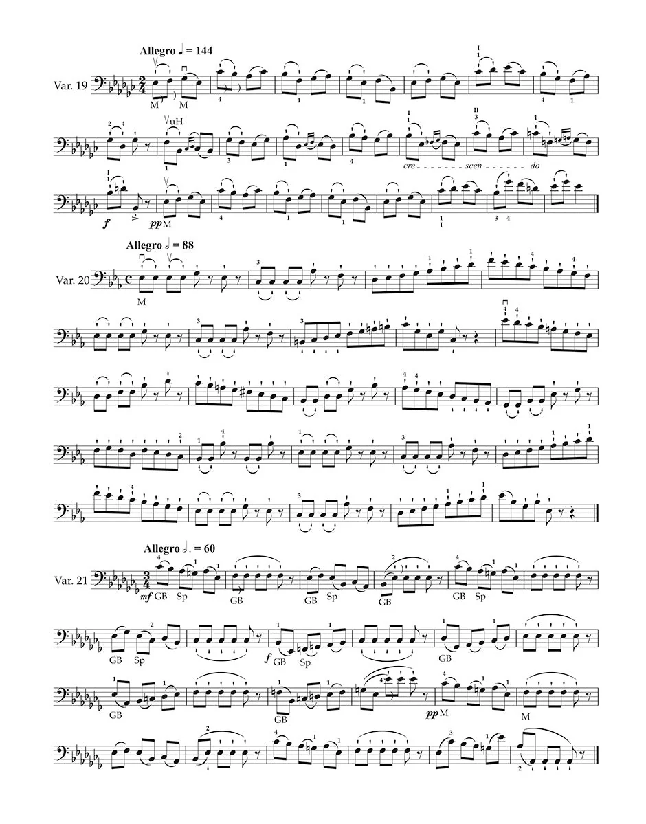 Ševcík: 40 Variations, Op. 3 (arr. for cello) - Image 3