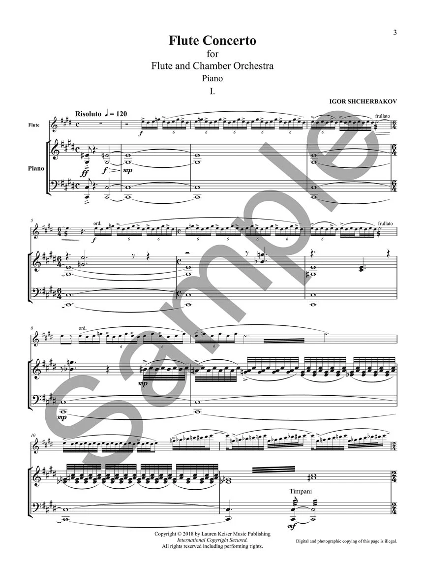 Shcherbakov Concerto for Flute - Image 4