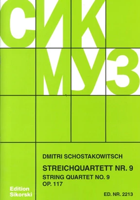 Shostakovich String Quartet No. 9, Op. 117