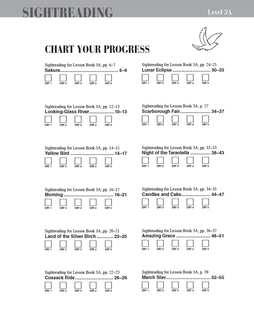 Faber Piano Adventures SightReading Book 3A - Image 2
