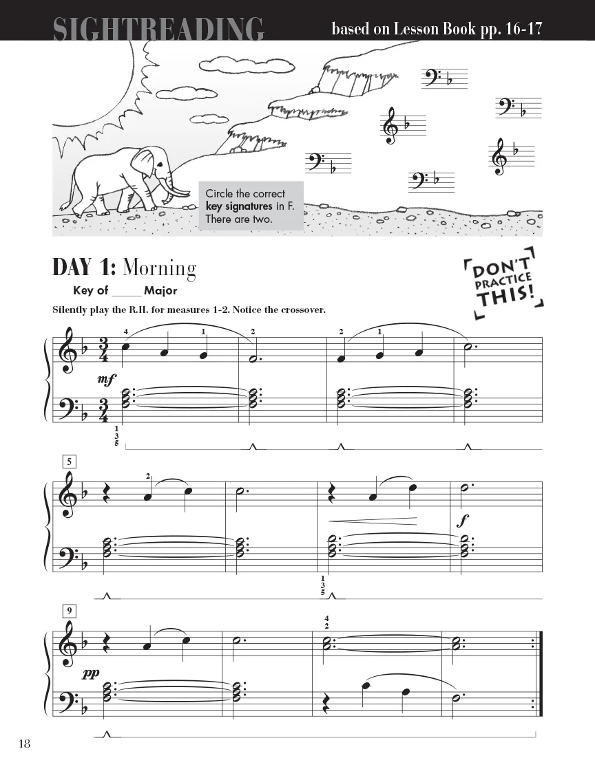 Faber Piano Adventures SightReading Book 3A - Image 4