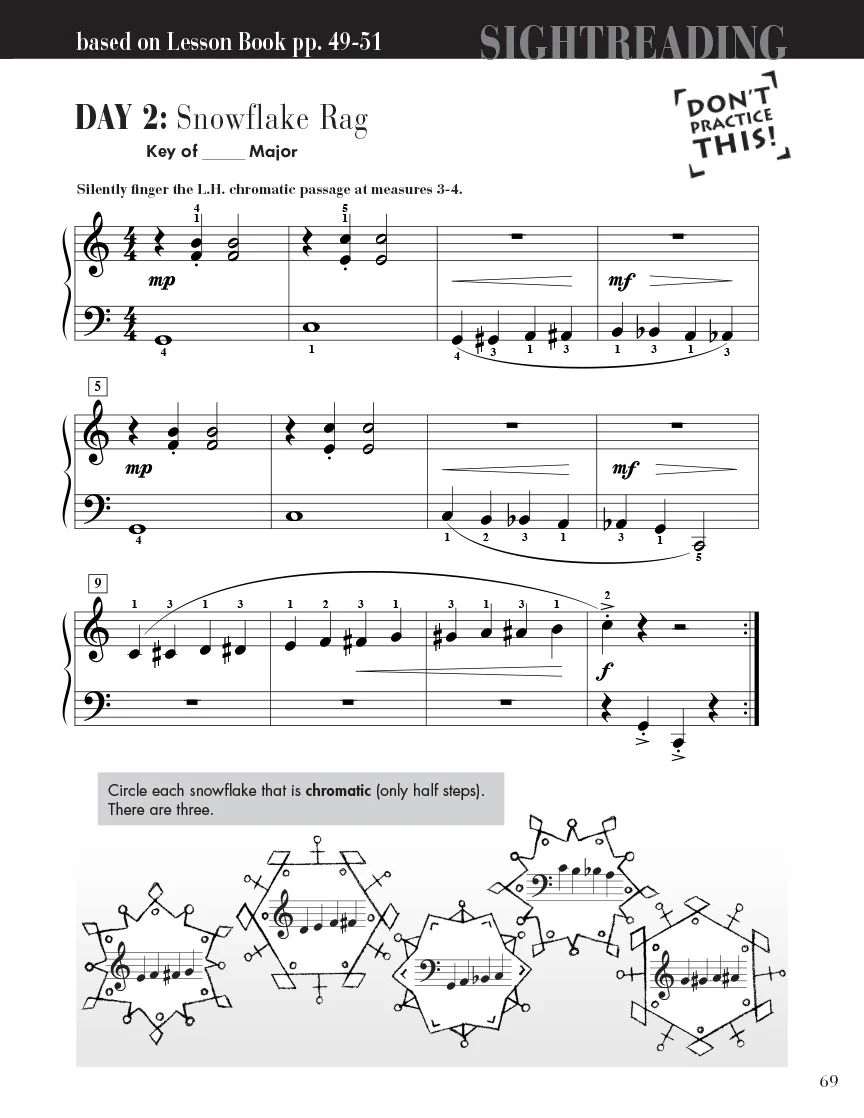 Faber Piano Adventures SightReading Book 3A - Image 7