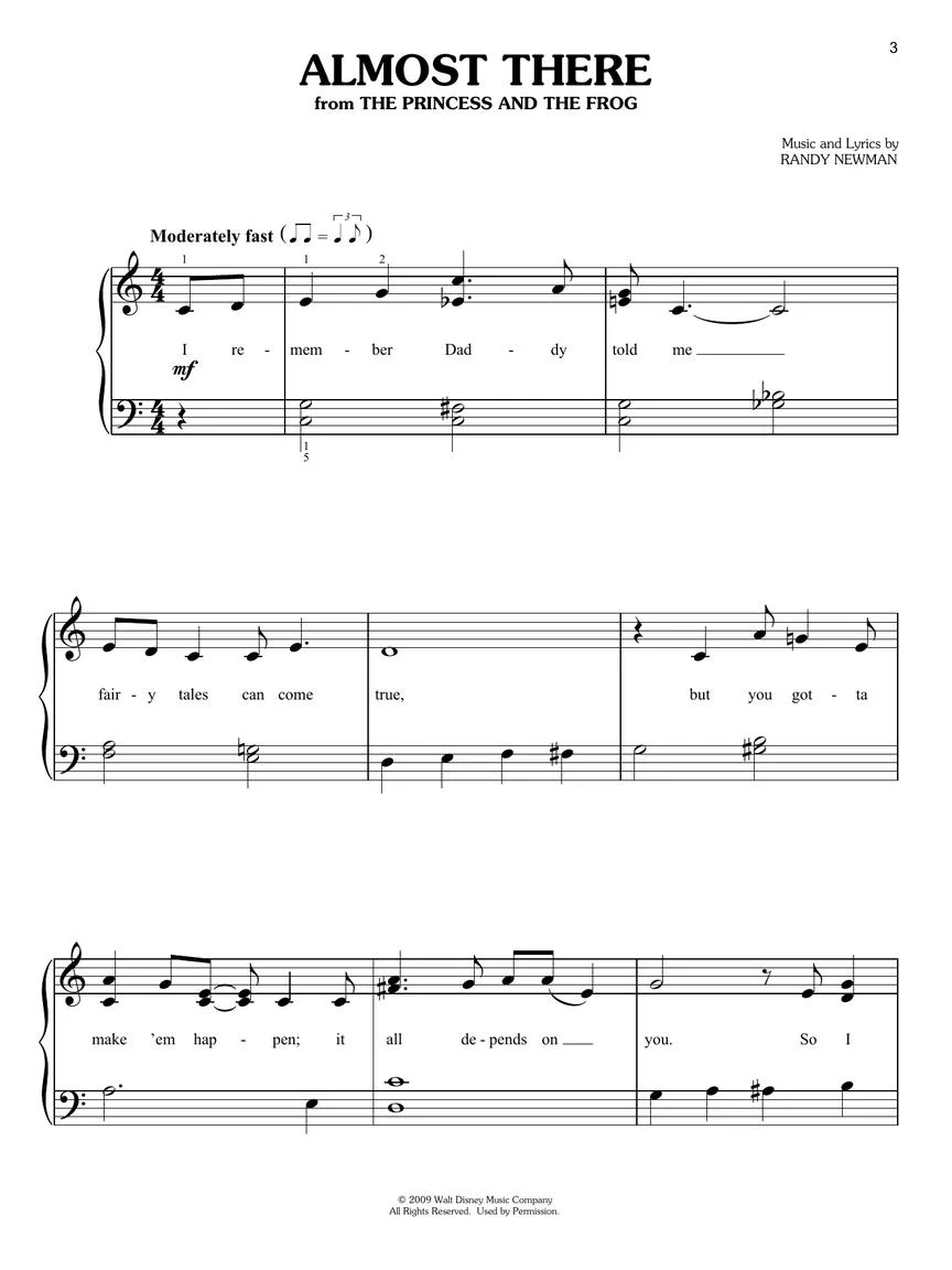 Simple Disney Songs The Easiest Easy Piano Songs - Image 3