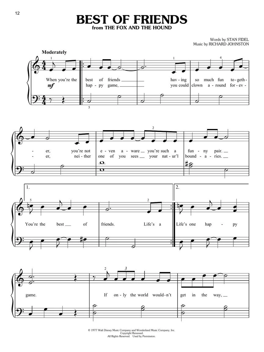 Simple Disney Songs The Easiest Easy Piano Songs - Image 6