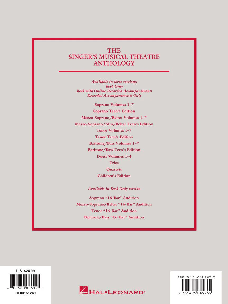 Singer's Musical Theatre Anthology Baritone/Bass - Image 4